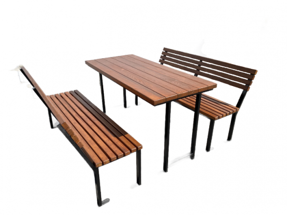 Комплект мебели «Дача-1» (стол — 1шт, лавочки — 2шт)